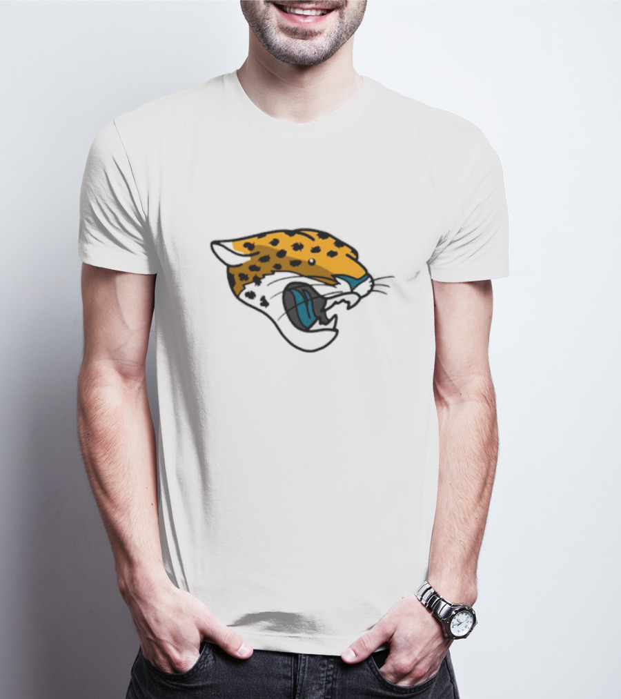 Jacksonville Jaguars Corndoggylol Jaguar Head T-Shirt