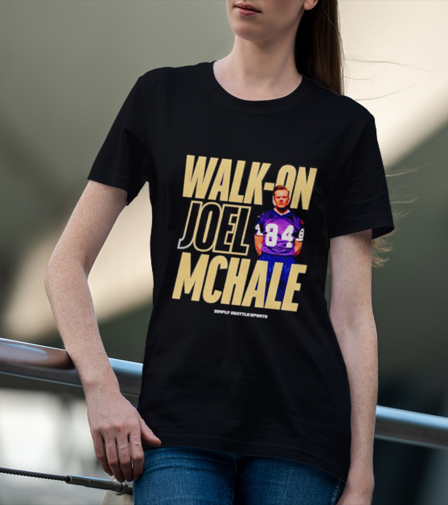 Simply Seattle Sports Joel McHale Walk-On 84 Jersey T-Shirt