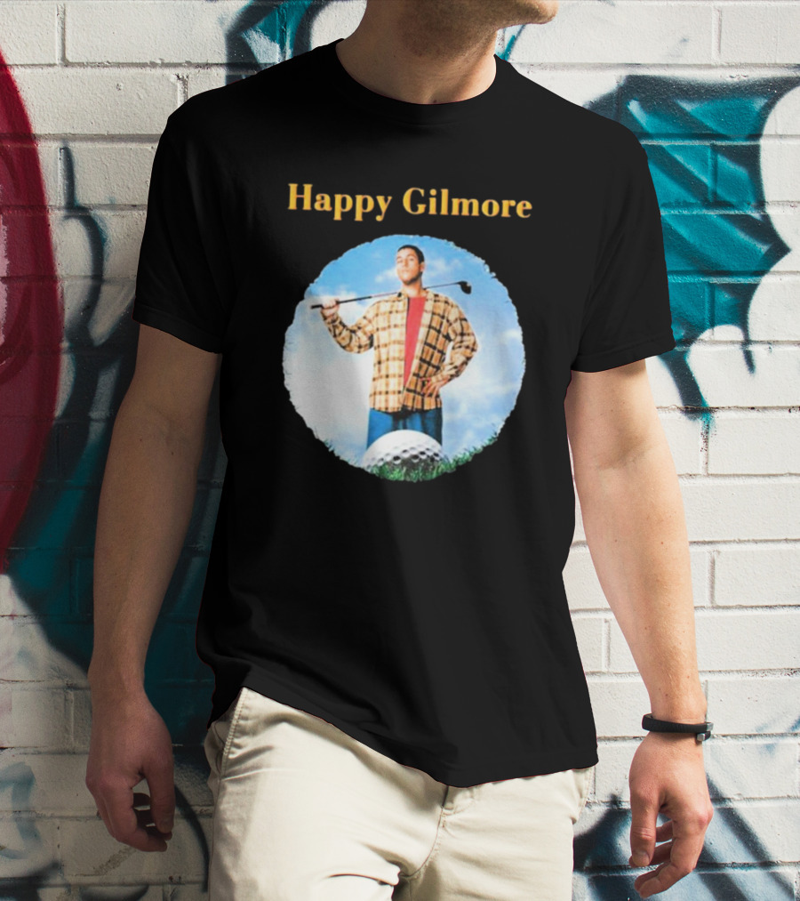 Happy Gilmore Golf Classic Plaid Shirt Pose T-Shirt