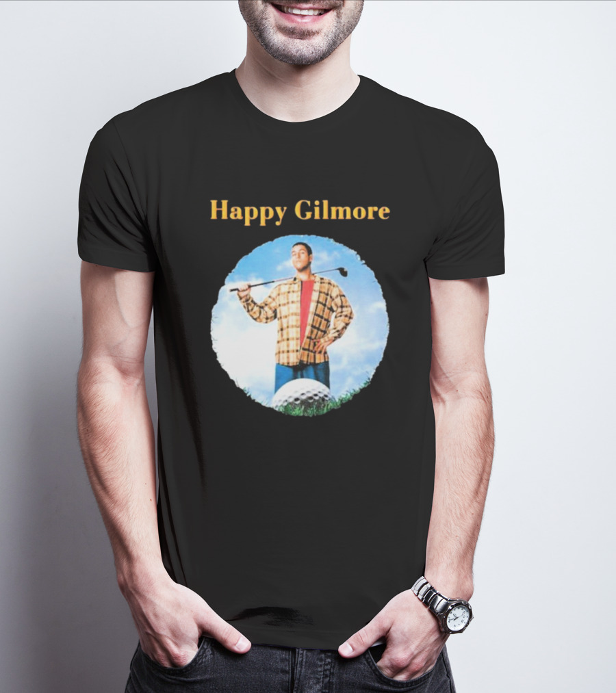 Happy Gilmore Golf Classic Plaid Shirt Pose T-Shirt