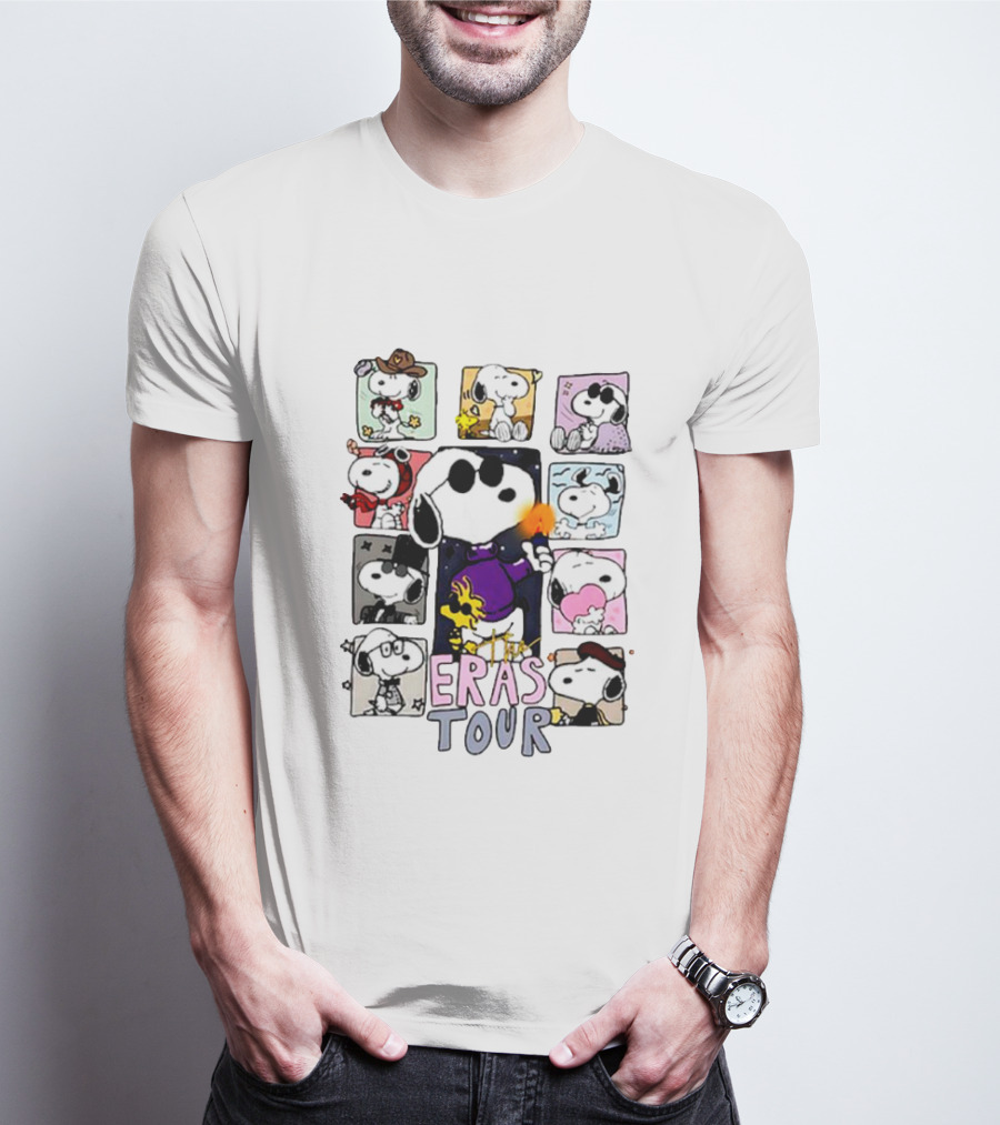 Snoopy Eras Tour Peanuts Characters Collection T-Shirt