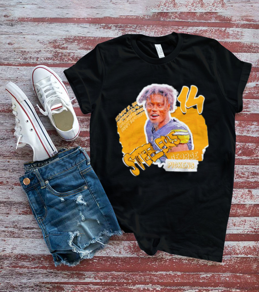 George Pickens Steelers 14 Football Player T-Shirt