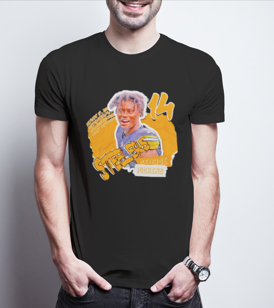 George Pickens Steelers 14 Football Player T-Shirt