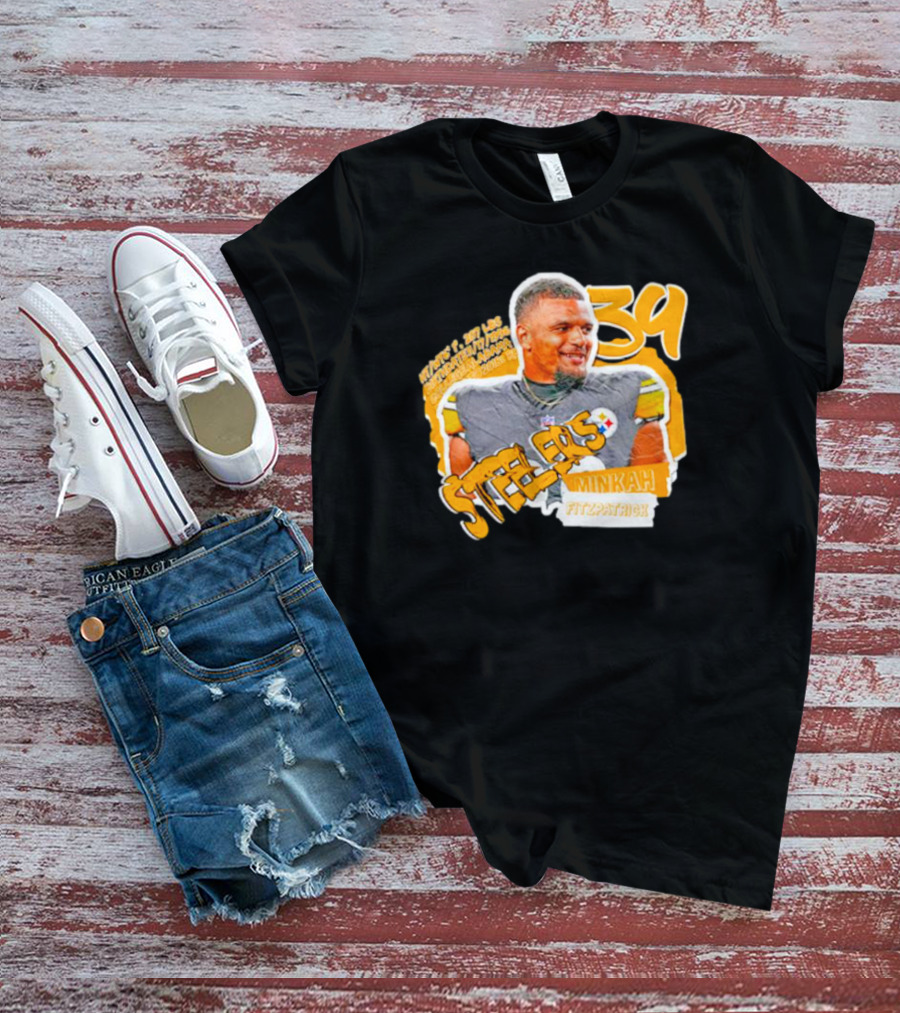 Minkah Fitzpatrick Steelers 39 Football Player Bright T-Shirt