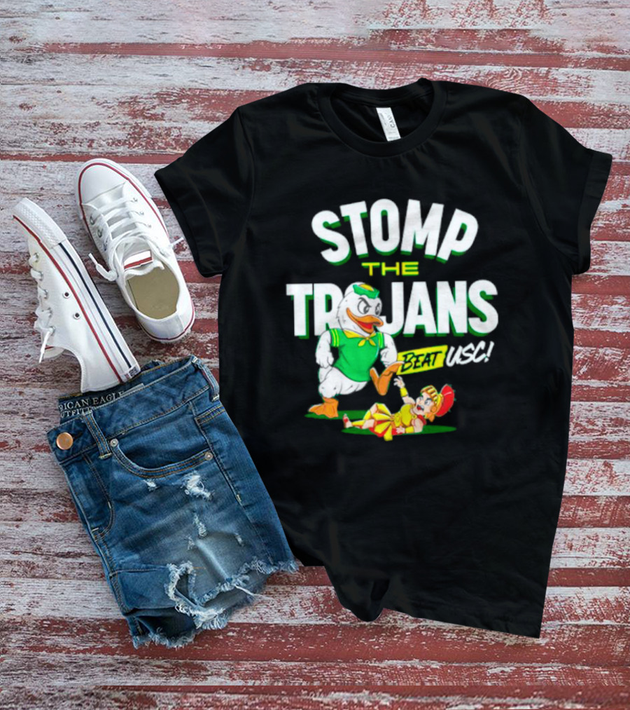 Oregon Ducks Stomp The Trojans Beat USC Victory T-Shirt