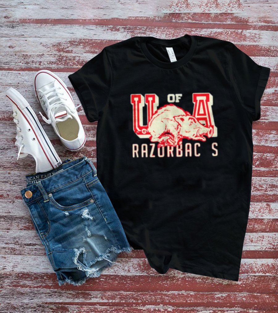 Arkansas Razorbacks UA Razorbacks USA T-Shirt