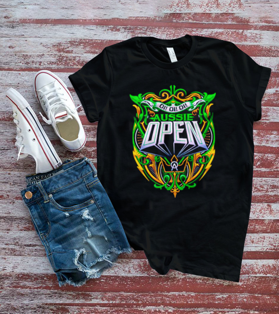 Aussie Open Oi Oi Oi Bold Emblem T-Shirt