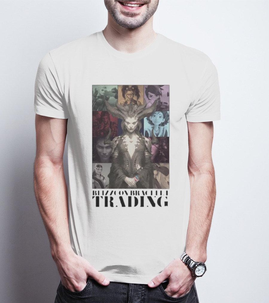 Blizzcon Bracelet Trading The Eras Tour Iconic Character Collage T-Shirt