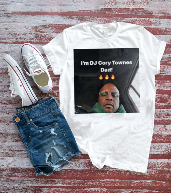 I’m DJ Cory Townes Dad Flames Emojis T-Shirt
