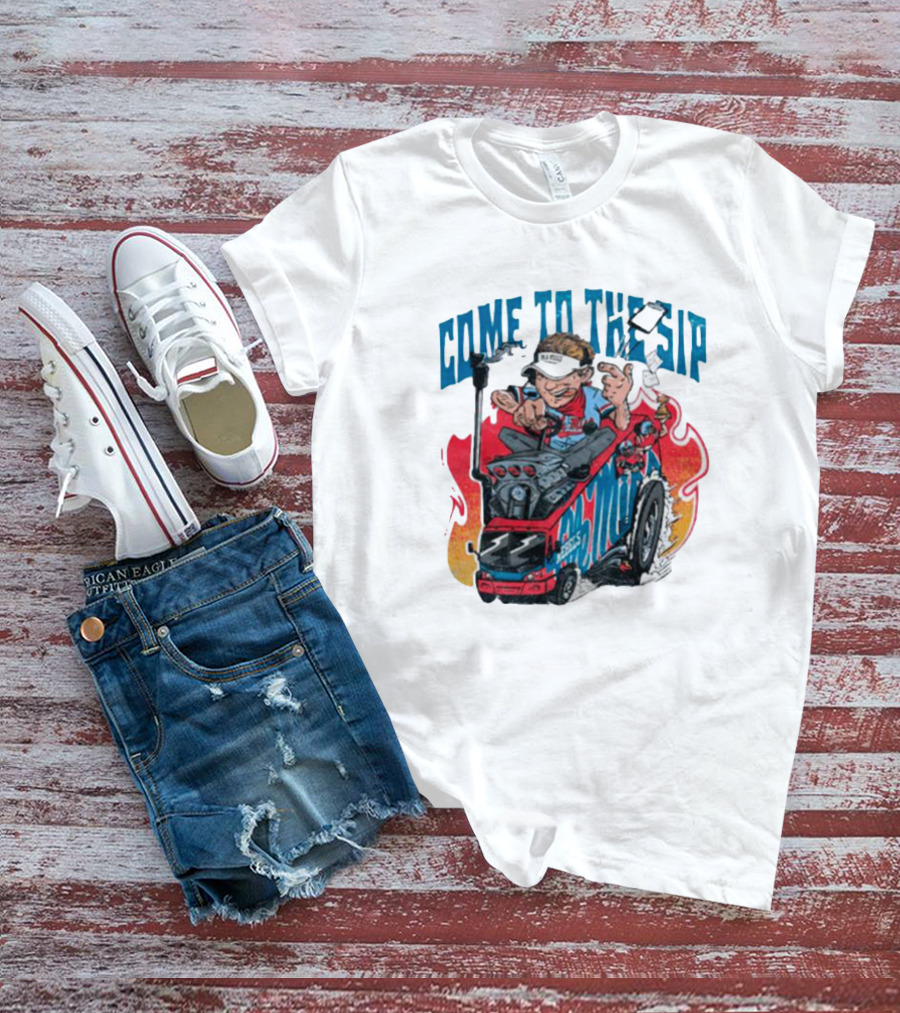 Come To The Sip Ole Miss Rebels All Aboard The Lane Train T-Shirt