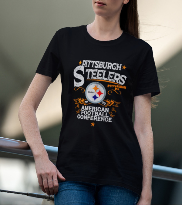 Pittsburgh Steelers Pittsburgh PA 1933 American Football Conference T-Shirt