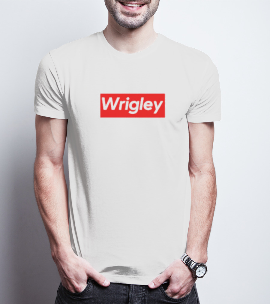 Wrigley Classic Logo Red White T-Shirt