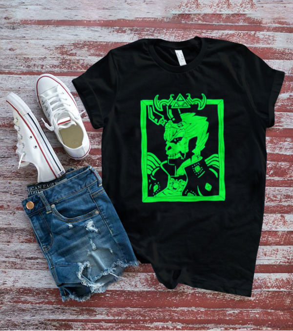 Glow In The Dark Ganondorf Triforce Frame T-Shirt