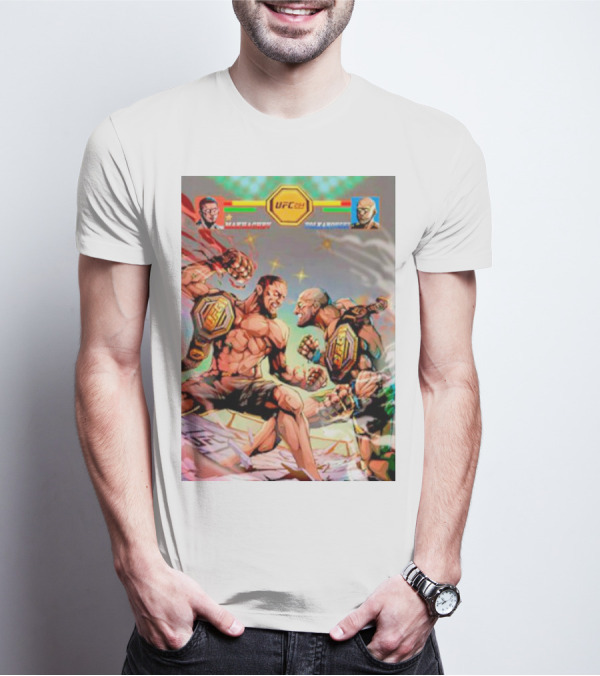 Makhachev Vs Volkanovski UFC 294 Showdown Champion Belts Combat T-Shirt