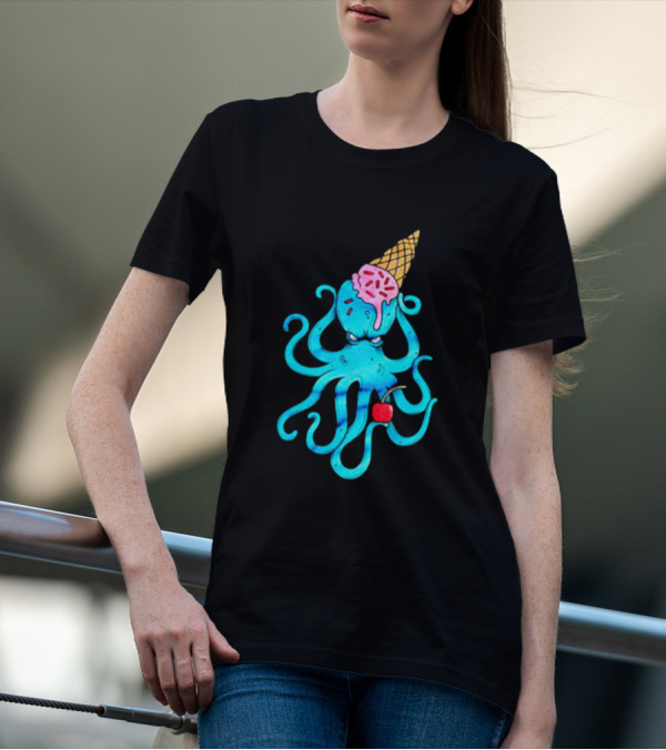 Mark Hoppus HMNIM Ice Cream Cone Octopus T-Shirt