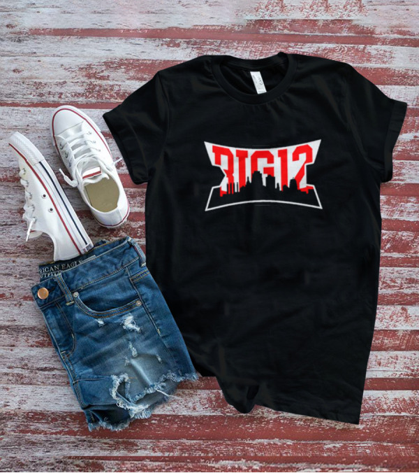 Big 12 Kansas City Skyline Vintage T-Shirt