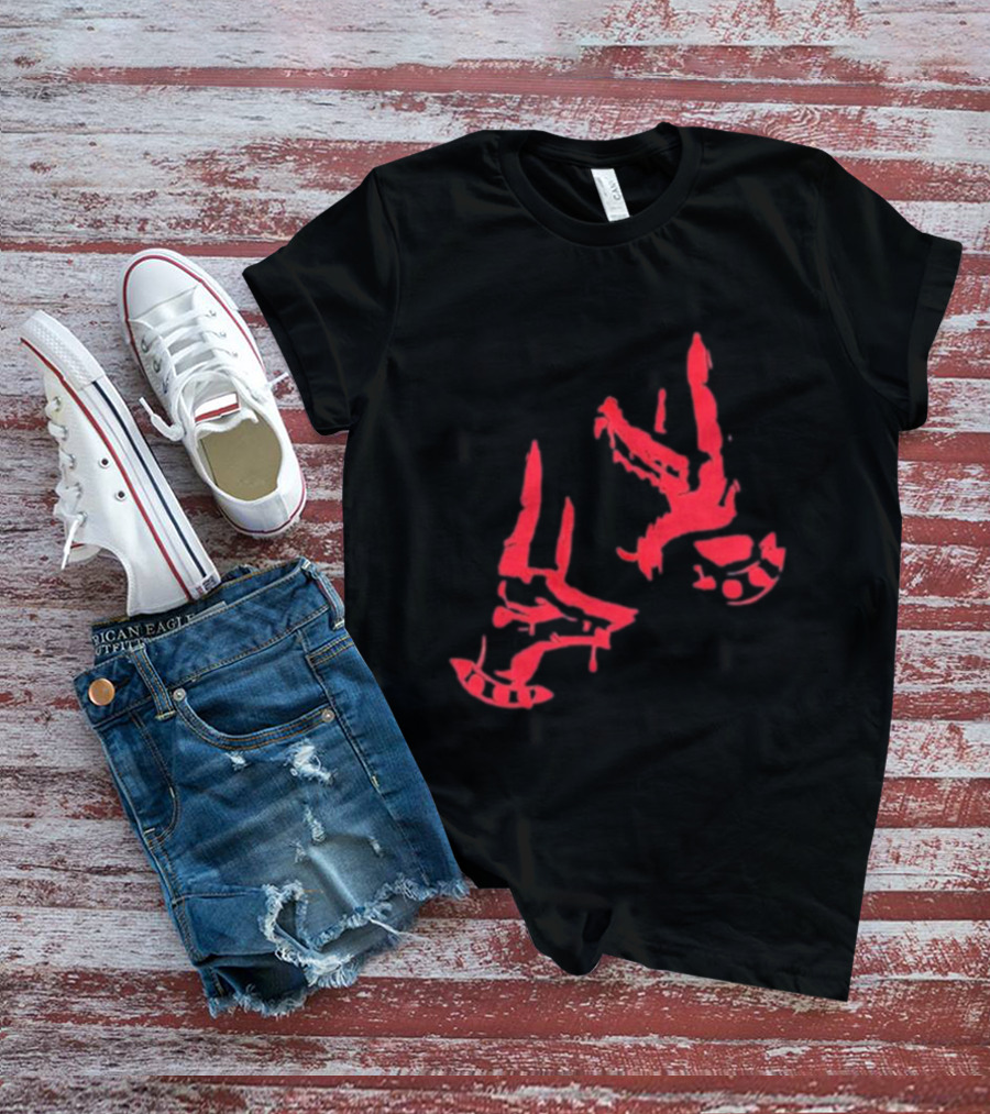 Corroded Paradox Bad Dog Red Dripping Faces T-Shirt