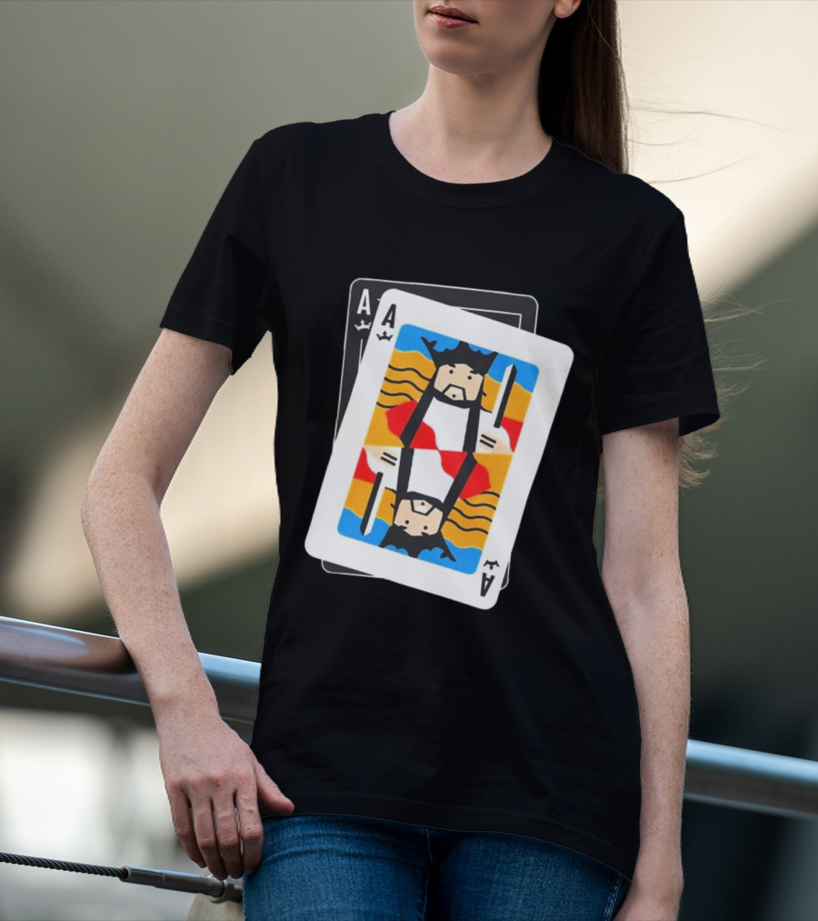 Steve Aoki DraftKings Playing Card Kings With Ace T-Shirt