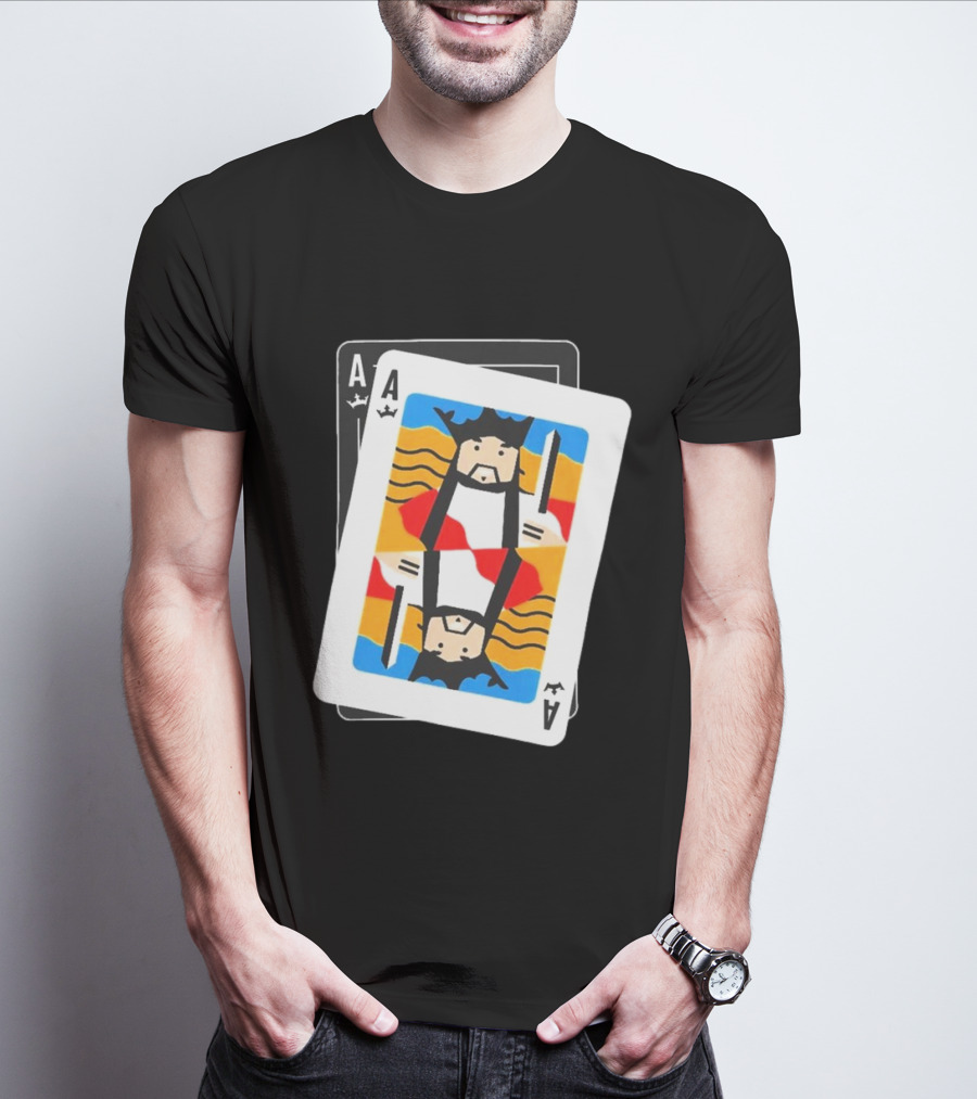 Steve Aoki DraftKings Playing Card Kings With Ace T-Shirt