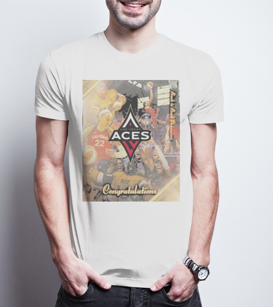 Las Vegas Aces Congratulations Raise The Stakes Basketball T-Shirt