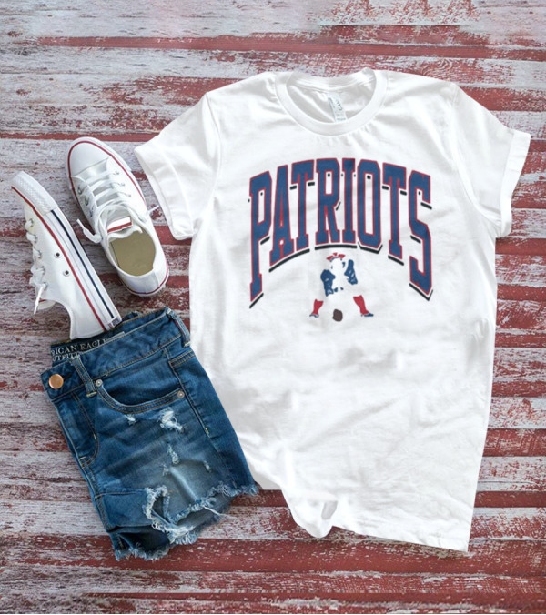 New England Patriots Patriotic Franklin Historic Walk Tall T-Shirt
