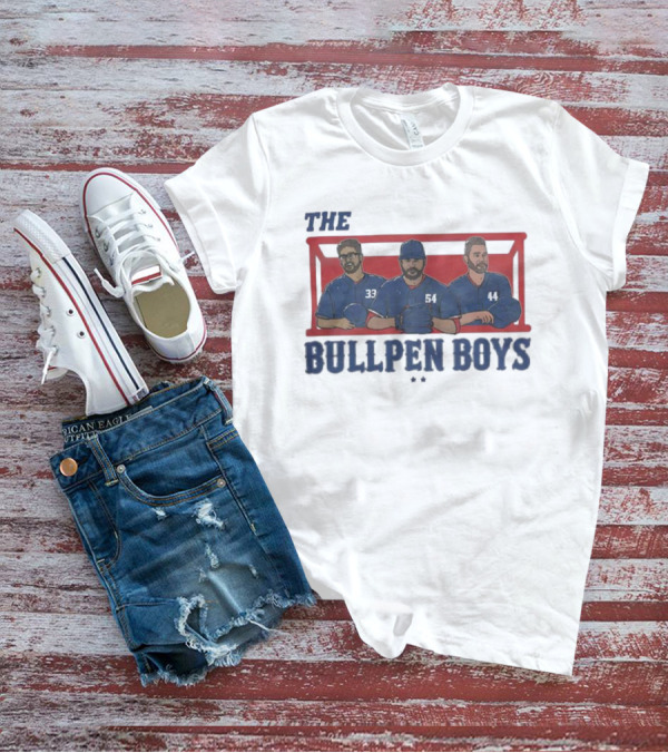 Texas Rangers The Bullpen Boys Baseball Trio T-Shirt