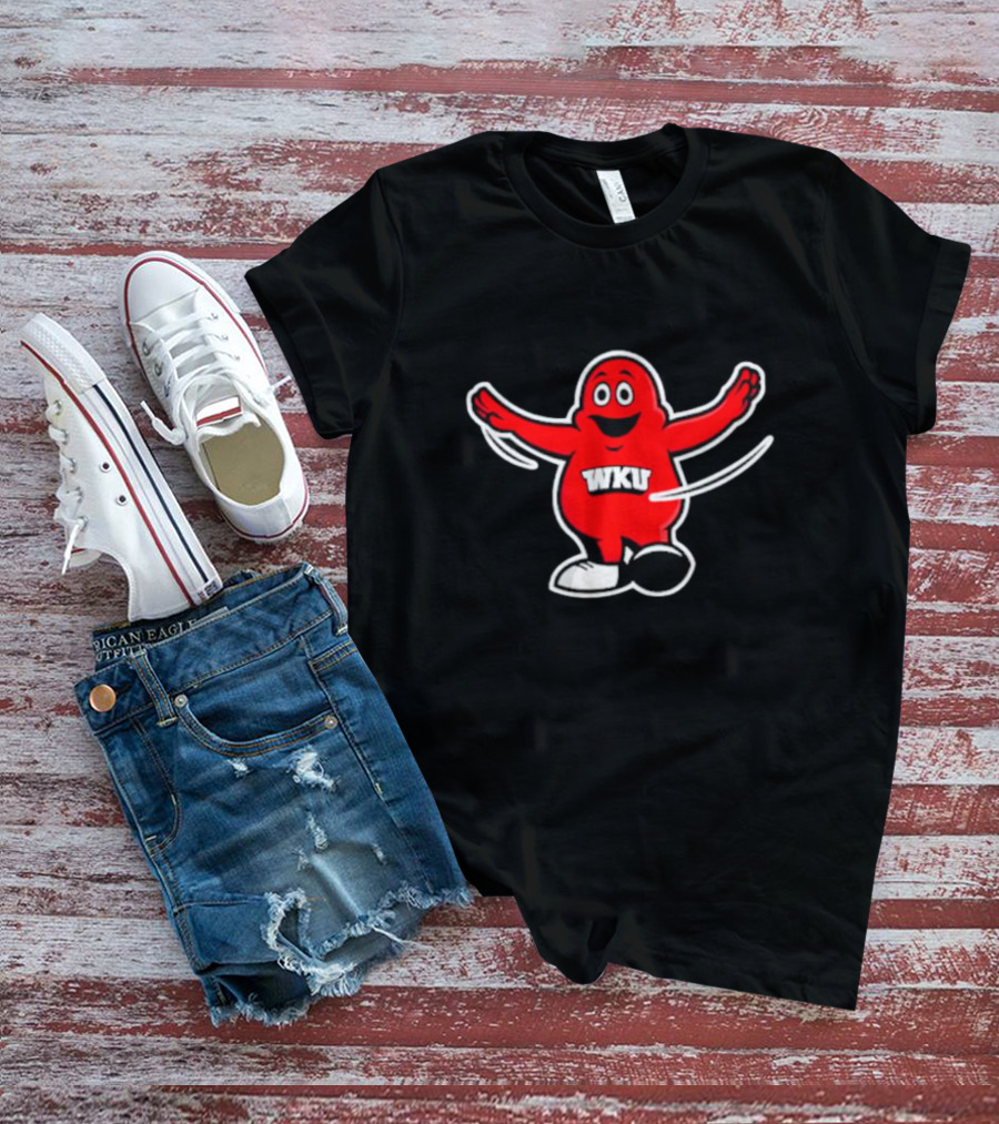 Big Red Crew Defensive Back WKU Mascot T-Shirt