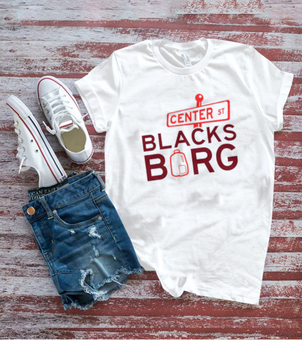 Center St Blacks Borg Street Sign Backpack T-Shirt