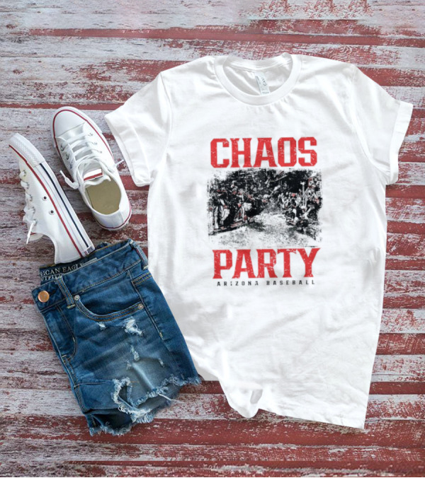 Chaos Party Arizona Baseball Rally Scene T-Shirt