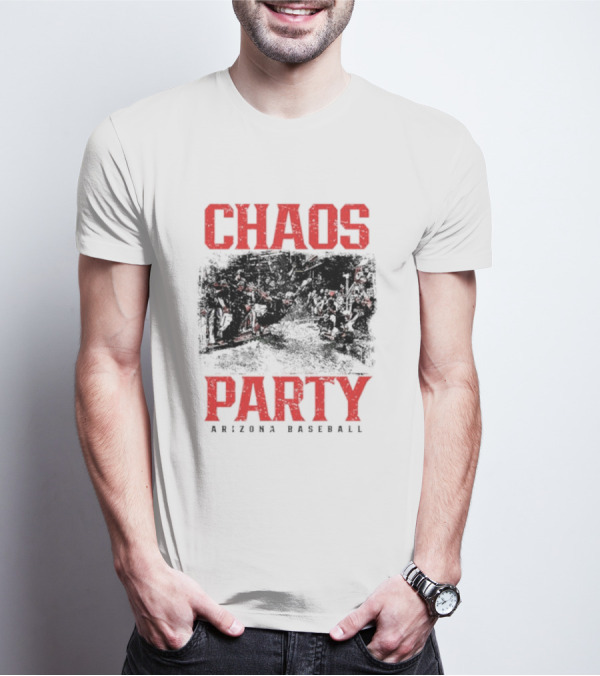Chaos Party Arizona Baseball Rally Scene T-Shirt