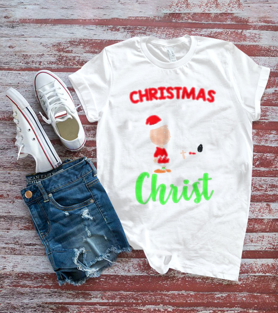 Charlie Brown Snoopy Christmas Christ T-Shirt