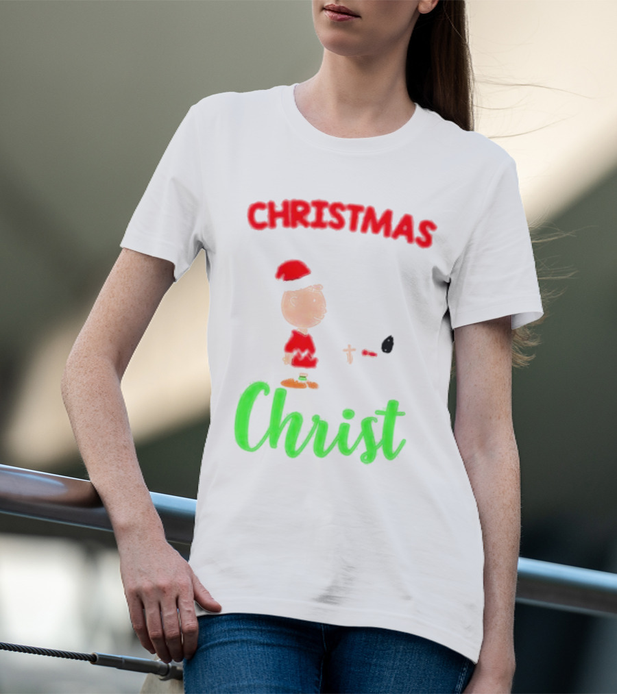 Charlie Brown Snoopy Christmas Christ T-Shirt