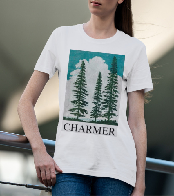 Charmer Pine Trees Forest Scene T-Shirt
