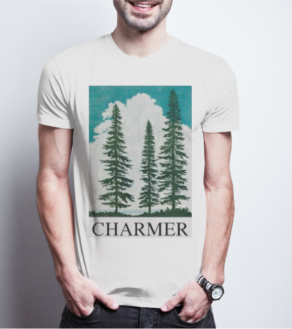 Charmer Pine Trees Forest Scene T-Shirt