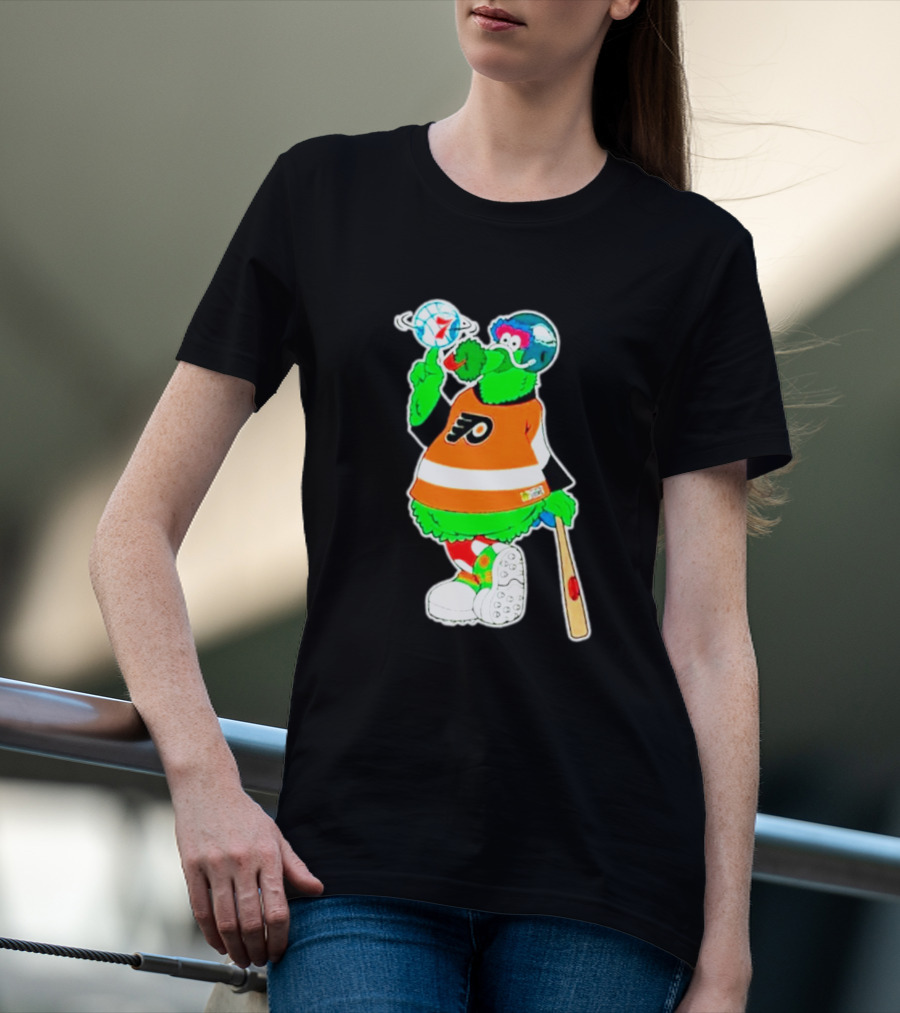 Philly Phanatic Philadelphia Flyers NHL Fan Art Sports T-Shirt