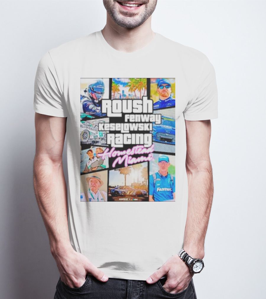 Roush Fenway Keselowski Racing Homestead Miami Fastenal T-Shirt