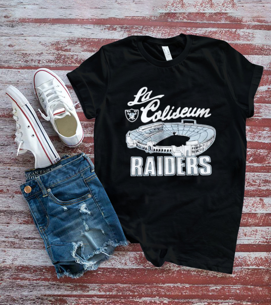 Los Angeles Memorial Coliseum Raiders Stadium T-Shirt