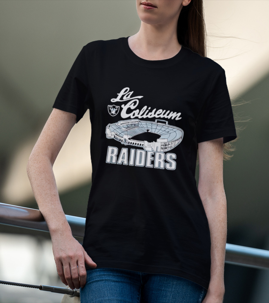Los Angeles Memorial Coliseum Raiders Stadium T-Shirt