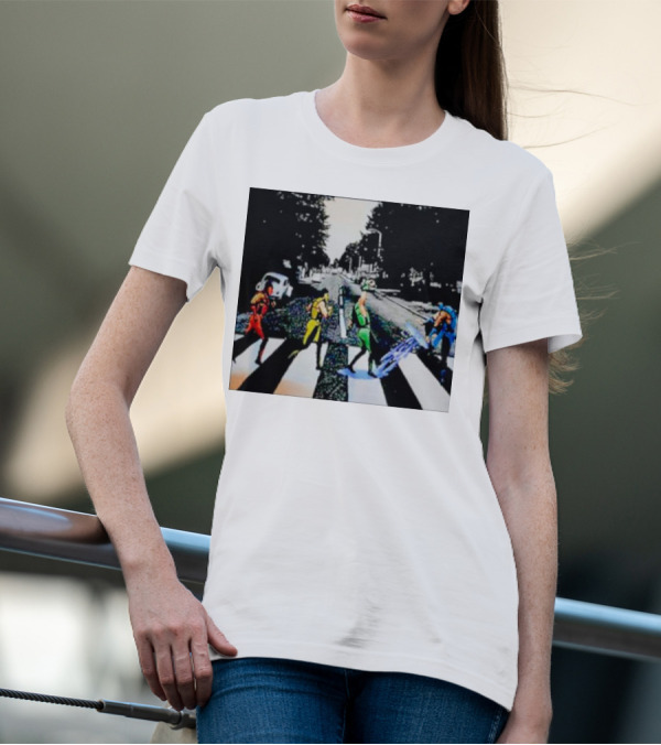 Mortal Kombat Characters Crossing Abbey Road T-Shirt