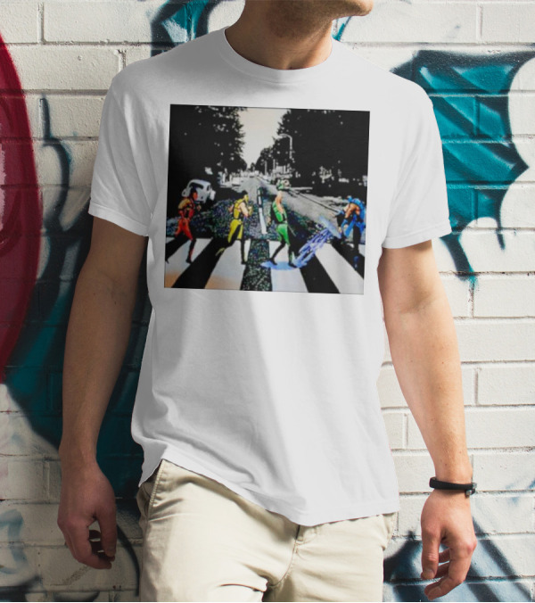 Mortal Kombat Characters Crossing Abbey Road T-Shirt