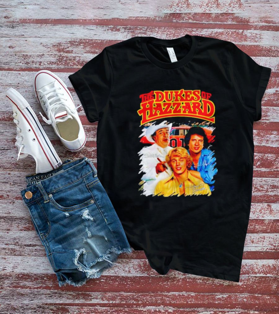 The Dukes Of Hazzard 01 Cast Signature T-Shirt