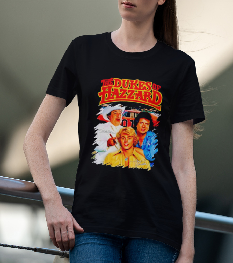 The Dukes Of Hazzard 01 Cast Signature T-Shirt