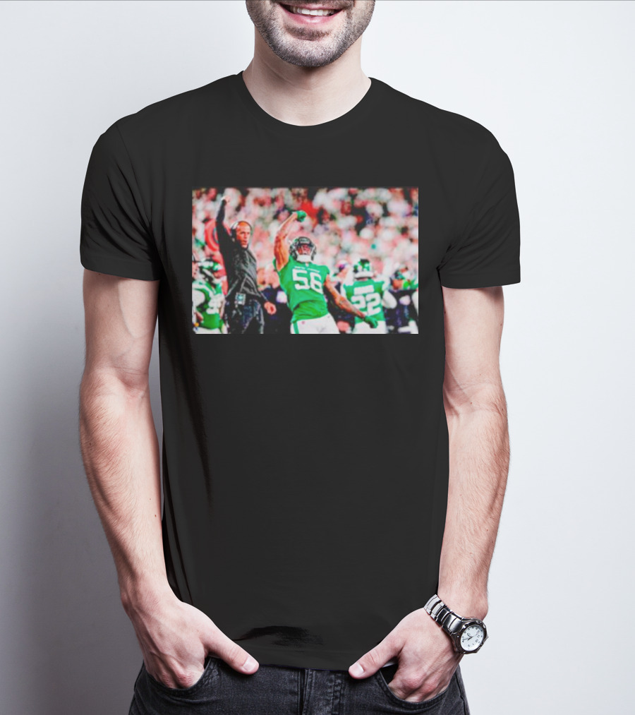Quincy Williams And Rob Saleh New York Jets Victory T-Shirt