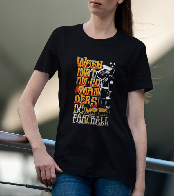 Washington Commanders DC World Tour Football Since 1932 T-Shirt