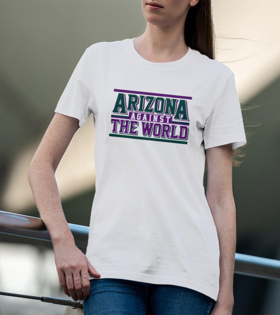 Arizona Against The World Vintage Style Retro T-Shirt