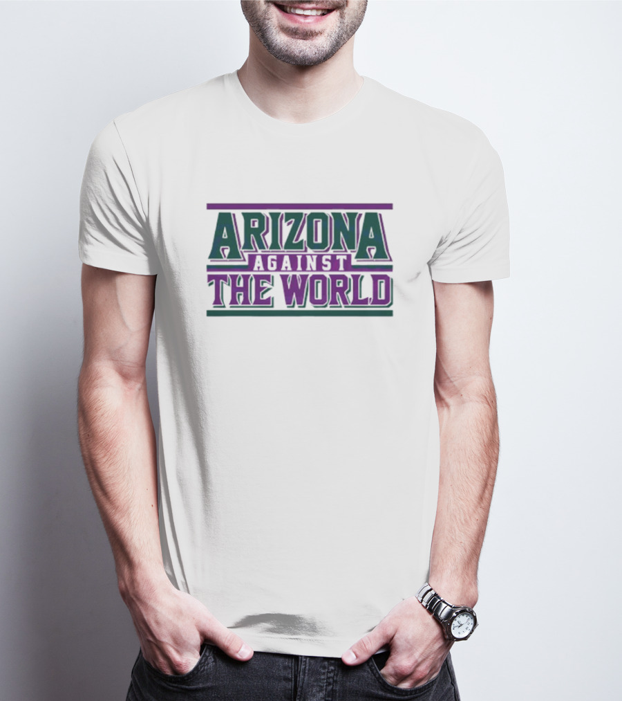 Arizona Against The World Vintage Style Retro T-Shirt
