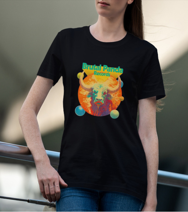 Brutal Panda Records Cosmic Taurus Planetary Aura T-Shirt