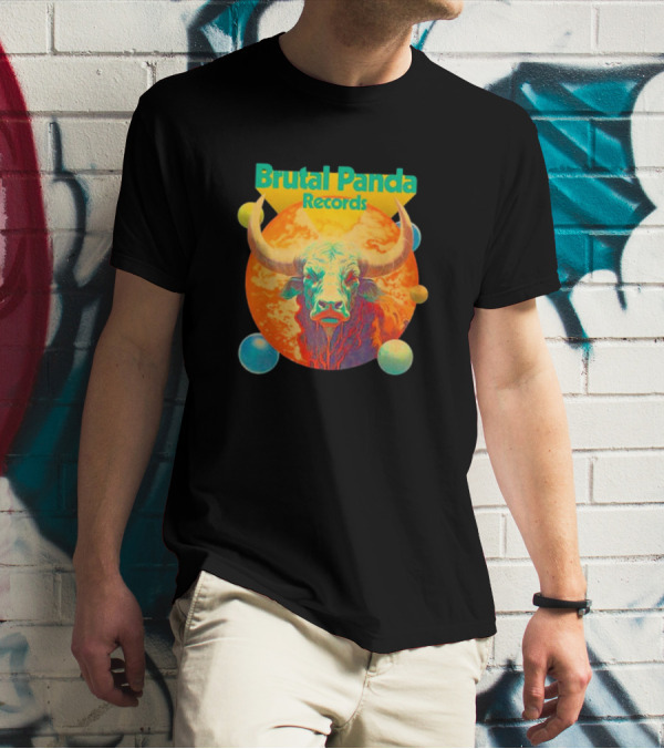 Brutal Panda Records Cosmic Taurus Planetary Aura T-Shirt