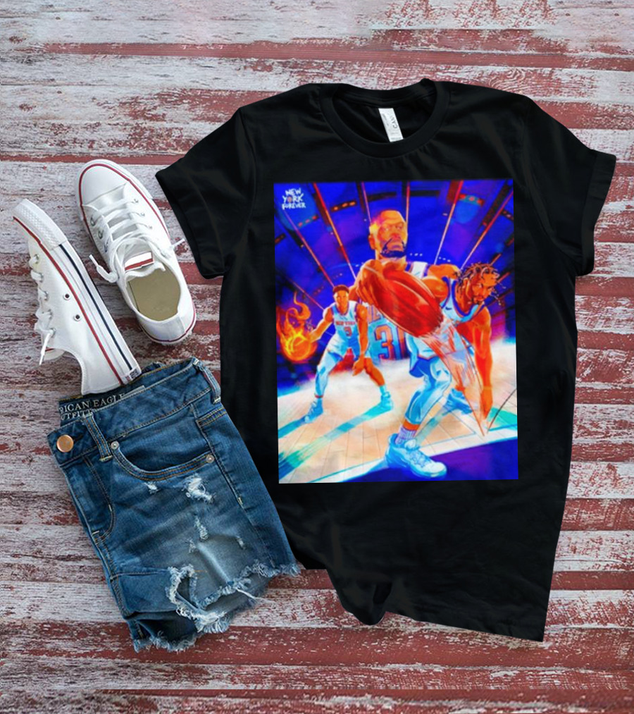 New York Forever Basketball Fireball Legends Stadium Action T-Shirt