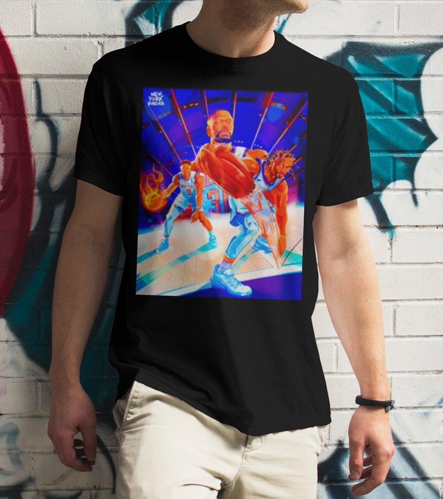 New York Forever Basketball Fireball Legends Stadium Action T-Shirt